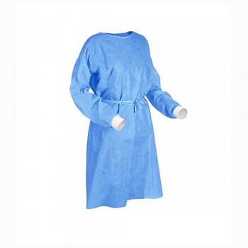  PPE 一次性不織布保護衣(藍色彈性束袖)  Standard EN13795-1(10件/包)